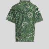 ETRO Topwear | Polo Da Bambino Con Motivo Paisley Tinta Unita Verde