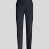 ETRO Pantaloni | Pantaloni Sartoriali In Velluto Paisley Blu Navy