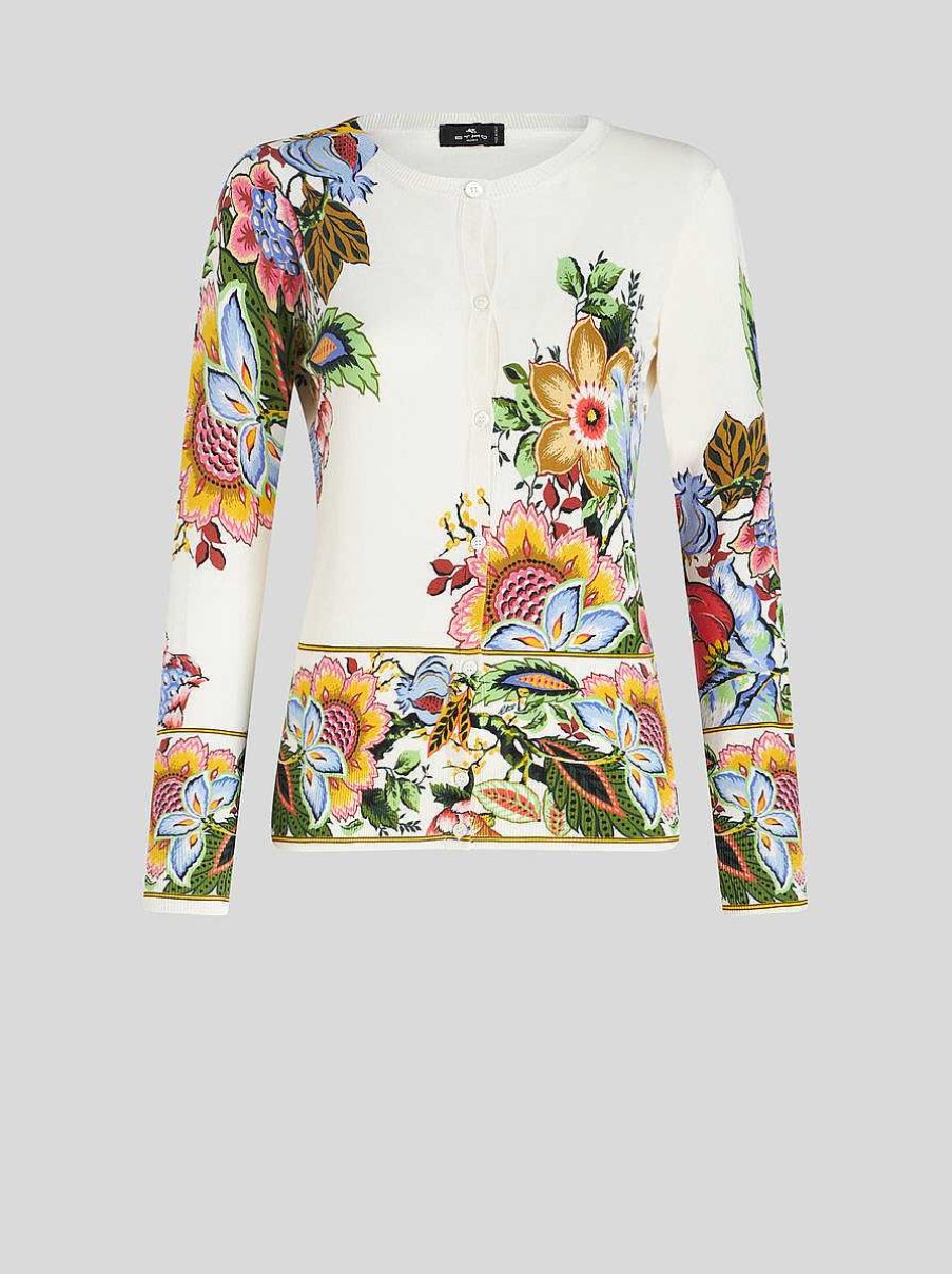 ETRO Maglieria | Cardigan Di Ed Bouquet Multicolore