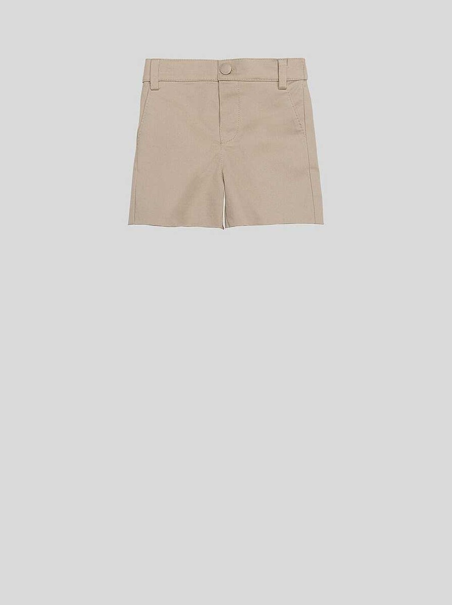 ETRO Neonato 12-36 Mesi | Bermuda Bebe In Gabardine Beige