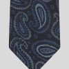 ETRO Cravatte E Fazzoletti Da Taschino | Cravatta In Seta Con Motivi Cachemire Blu Navy