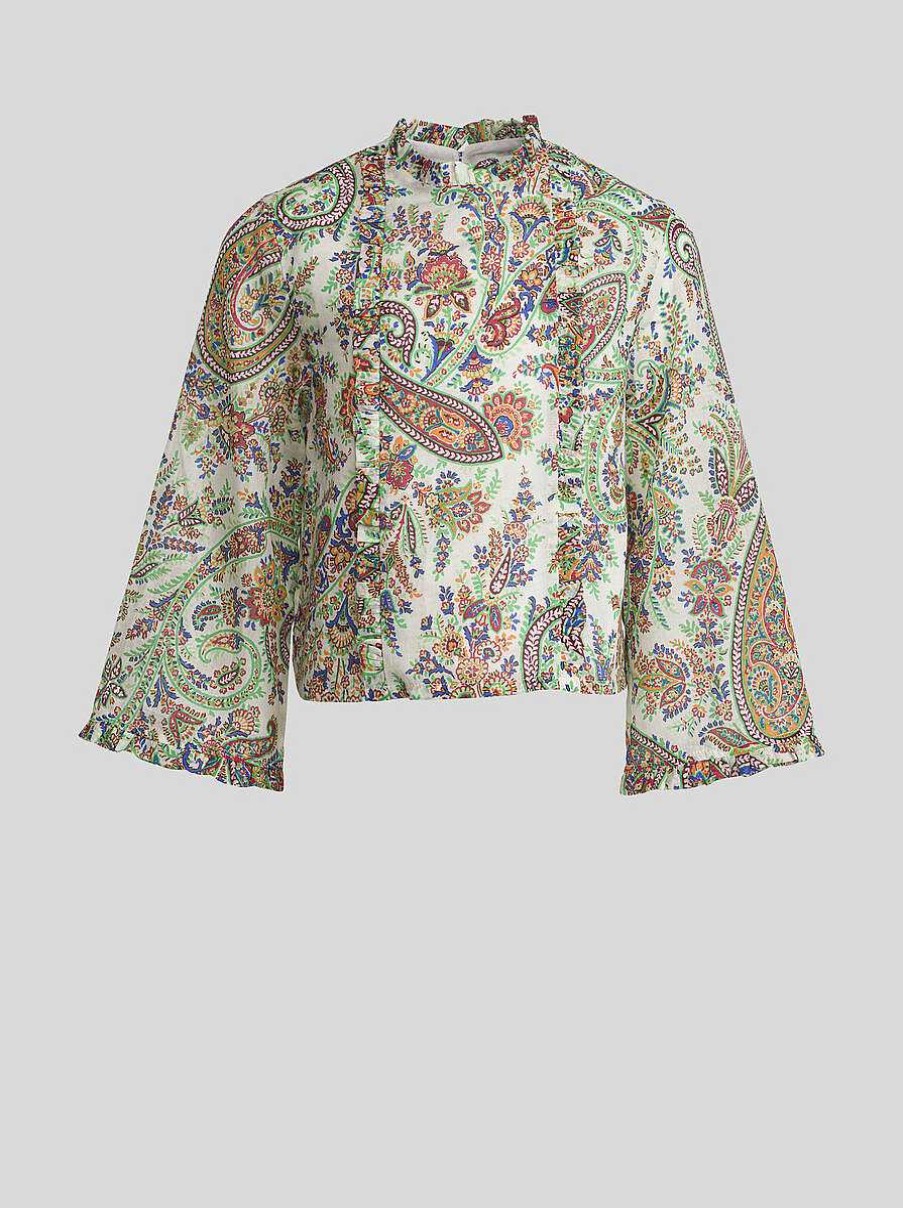 ETRO Topwear | Top Floreale Con Motivi Cachemire Per Bambini Multicolore