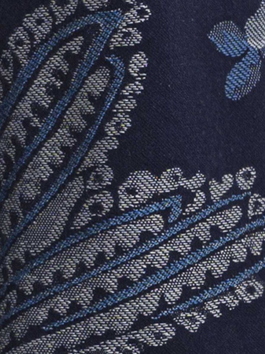 ETRO Pantaloni E Pantaloncini | Pantaloni Cargo Jacquard In Denim Per Bambini Blu Navy