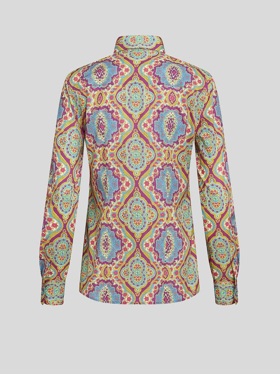 ETRO Camicie E Camicette | Camicia Con Stampa Medaglione Multicolore