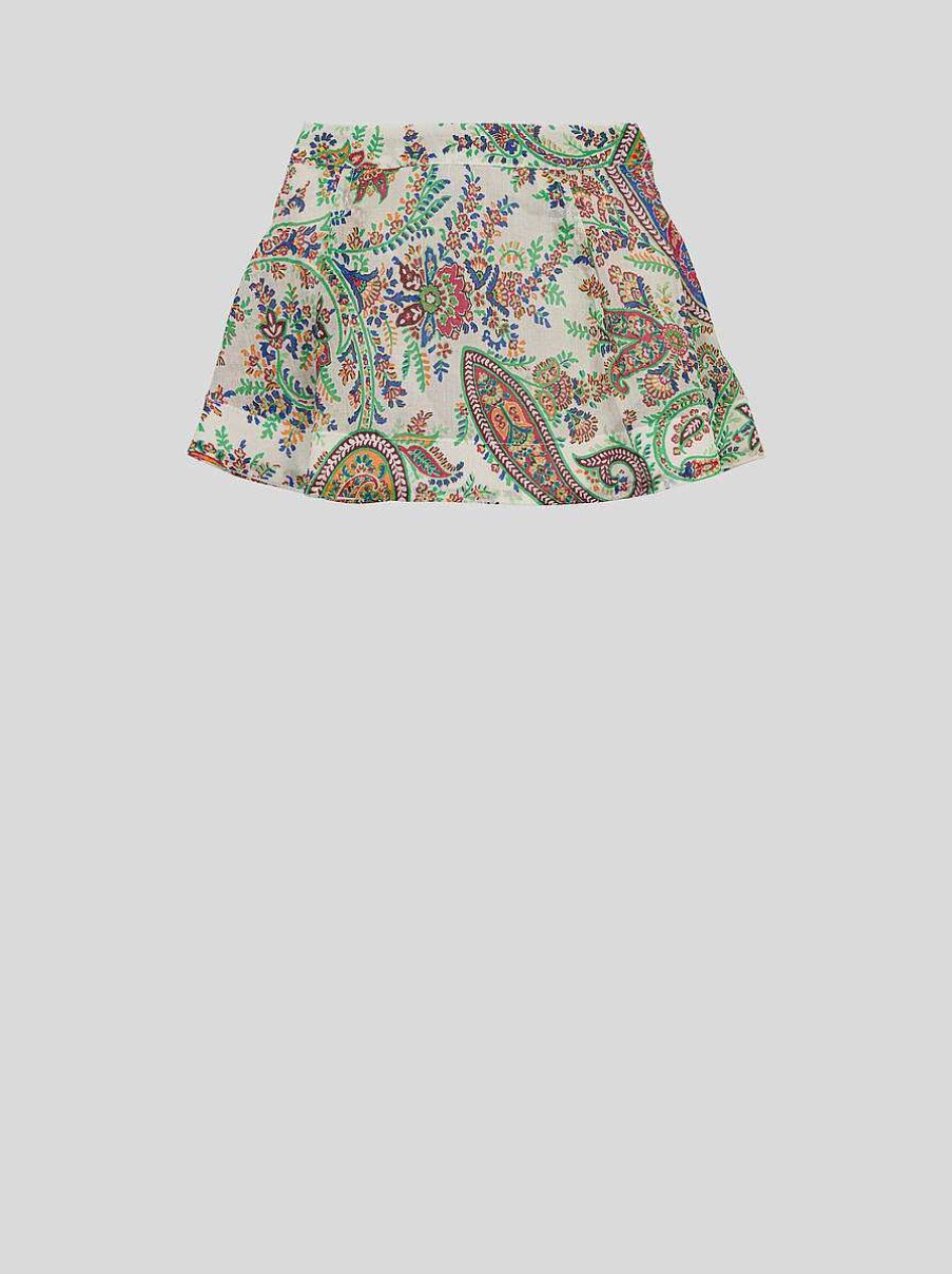 ETRO Bambina 1-9 Mesi | Gonna Paisley Floreale Per Bambini Multicolore