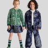 ETRO Topwear | Giacca In Denim Jacquard Per Bambini Blu Navy