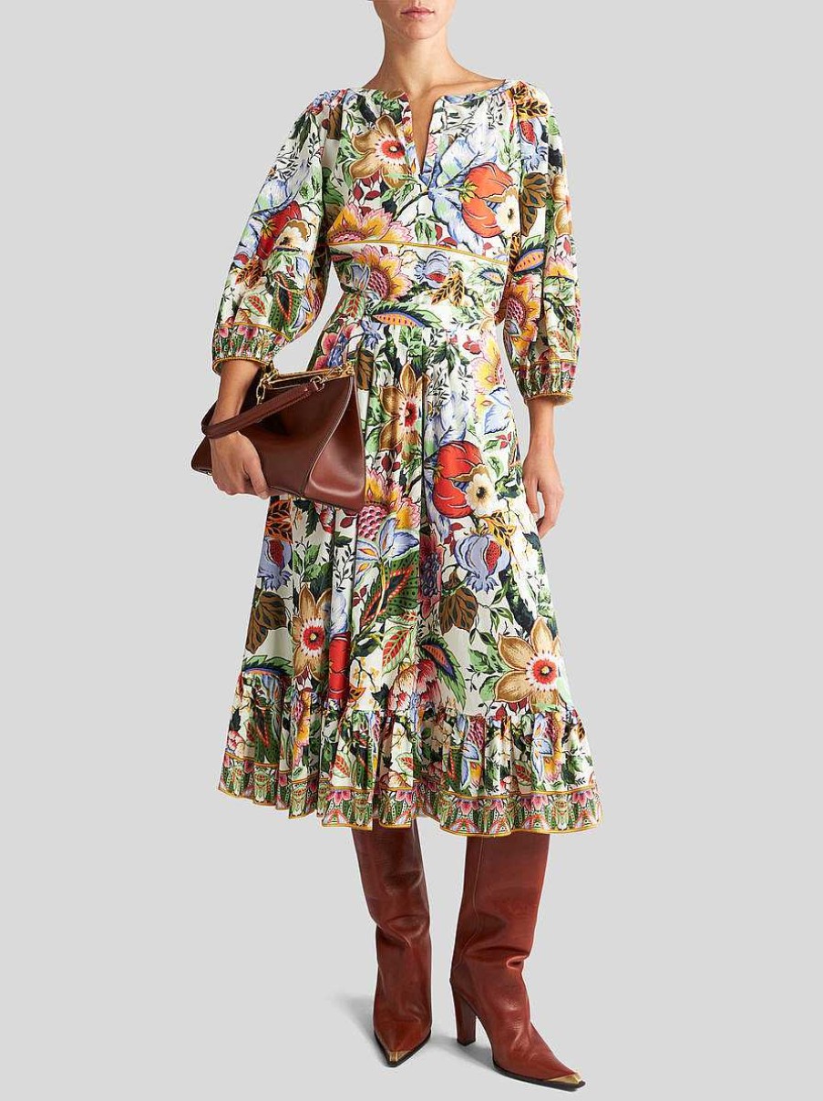 ETRO Cime | Camicetta Ed Bouquet Multicolore