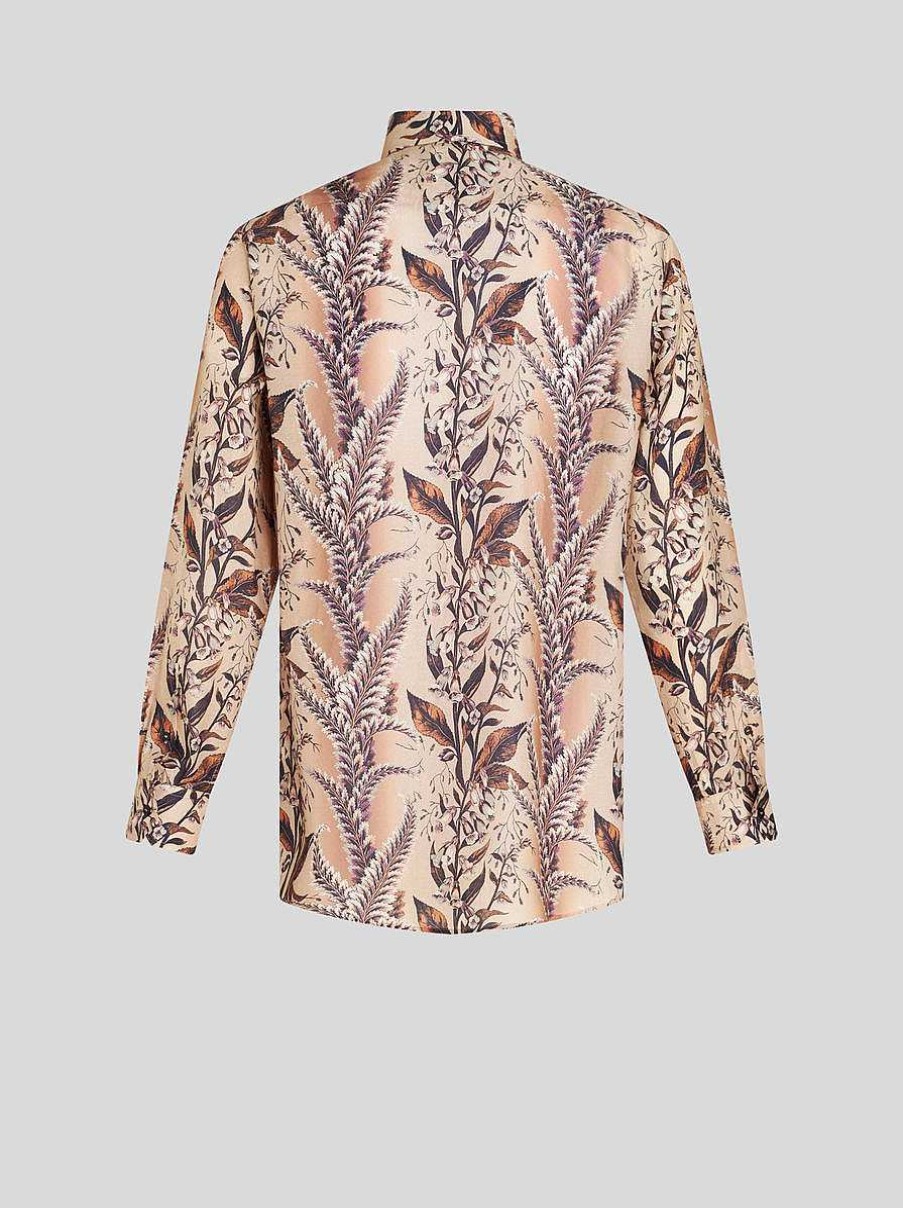 ETRO Camicie | Camicia Con Stampa Floreale Beige