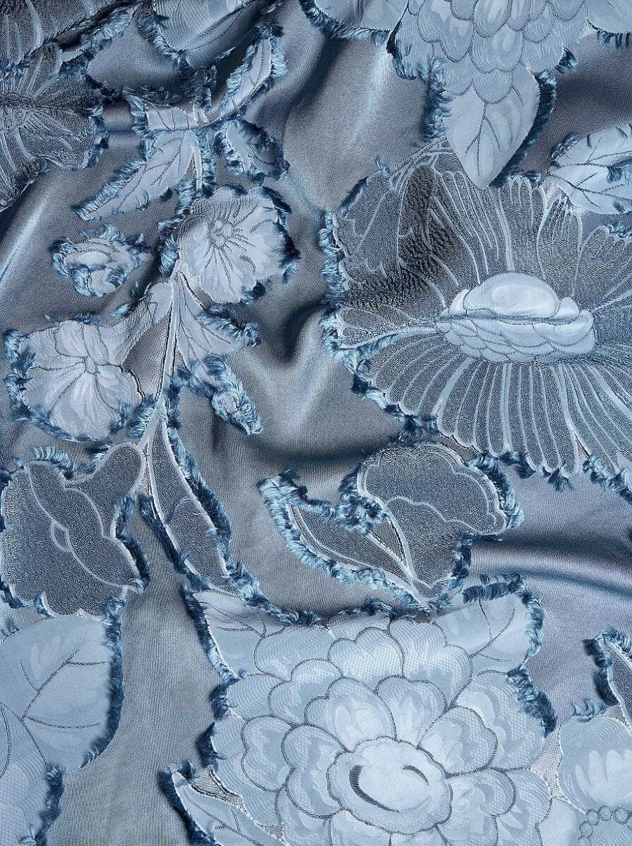 ETRO Vestiti | Abito In Jacquard Di Seta Azzurro