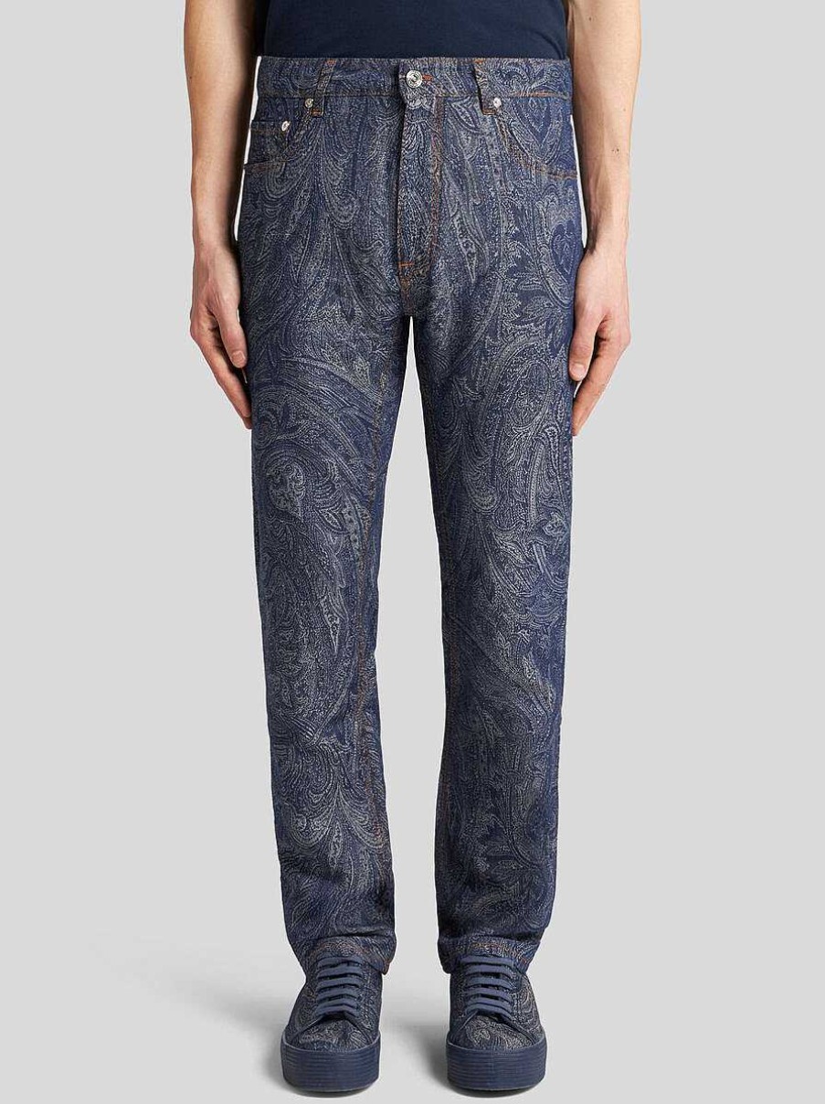 ETRO Pantaloni | Jeans Elasticizzati Regolari Grigio