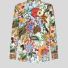 ETRO Camicie E Camicette | Camicia In Crepe De Chine Con Stampa Bouquet Multicolore