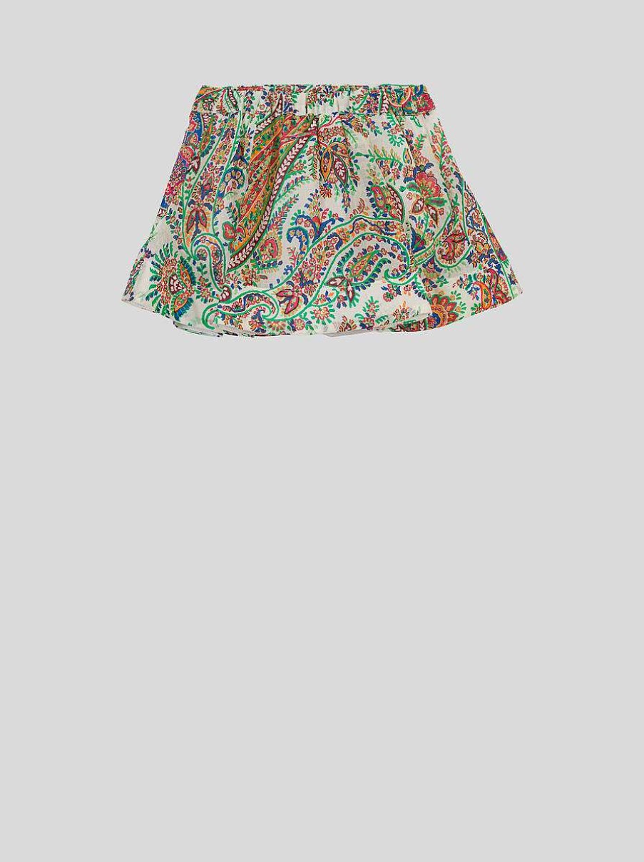 ETRO Bambina 1-9 Mesi | Gonna Paisley Floreale Per Bambini Multicolore