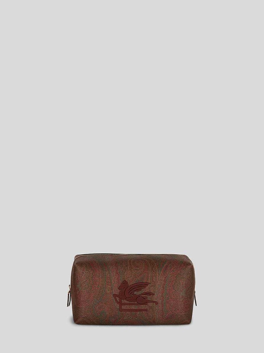 ETRO Necessaire E Pochette | Necessario Grande Per Trotter Dell'Amore Rosso