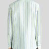 ETRO Camicie | Camicia A Righe Con Logo Azzurro