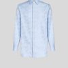 ETRO Camicie | Camicia In Cotone Jacquard Azzurro