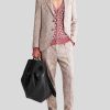 ETRO Pantaloni | Pantaloni Sartoriali In Misto Seta E Canapa Marrone Chiaro