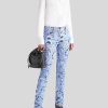 ETRO Denim | Jeans Attillati Con Bandana Azzurro