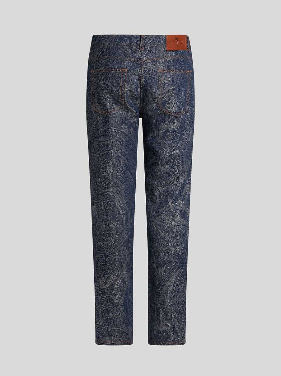 ETRO Pantaloni | Jeans Elasticizzati Regolari Grigio