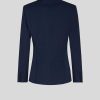 ETRO Giacche | Giacca In Cotone Con Fodera A Righe Blu Navy