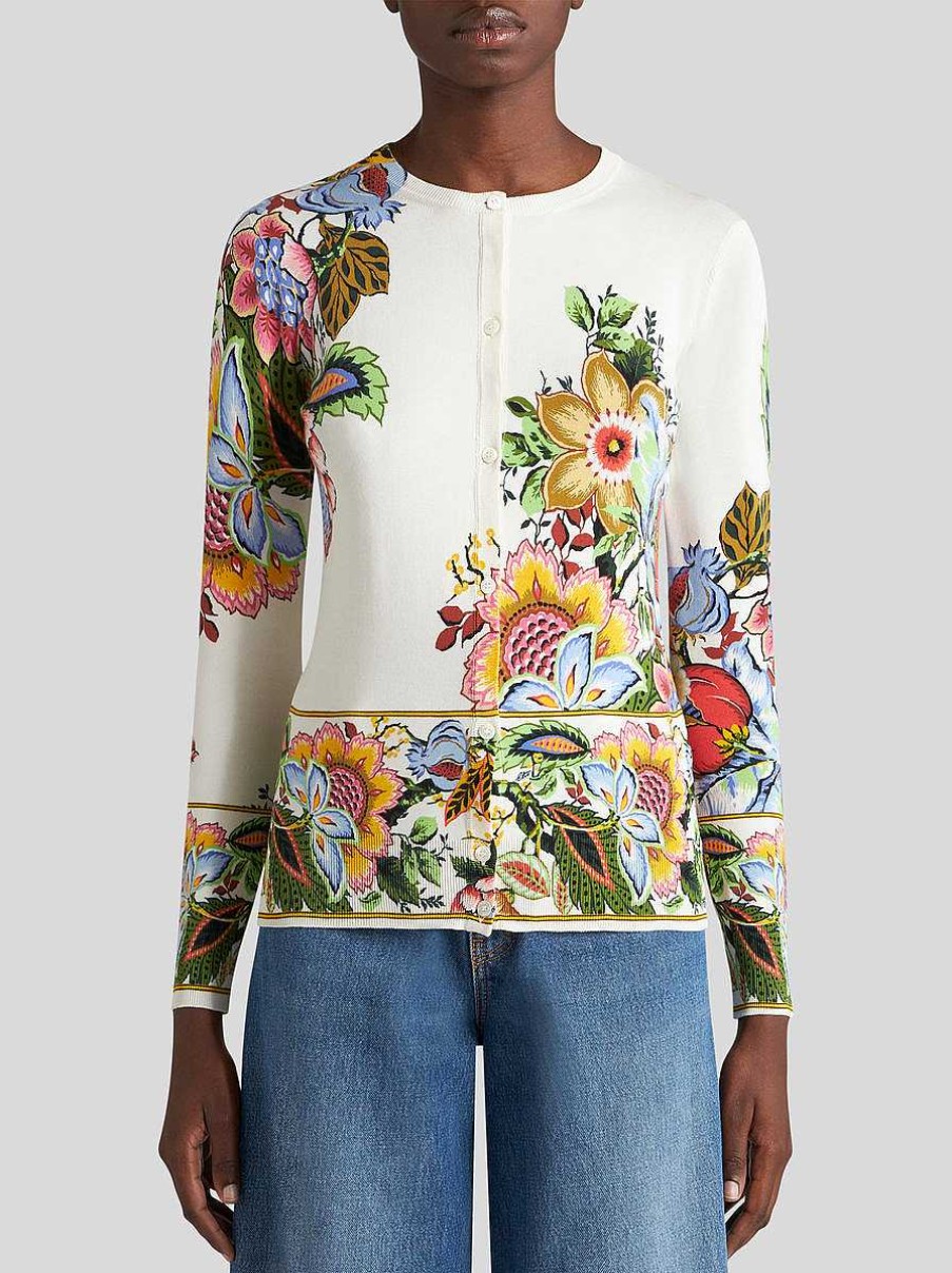 ETRO Maglieria | Cardigan Di Ed Bouquet Multicolore