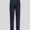 ETRO Pantaloni | Pantaloni In Jacquard Di Cotone Con Motivo Paisley Blu Navy