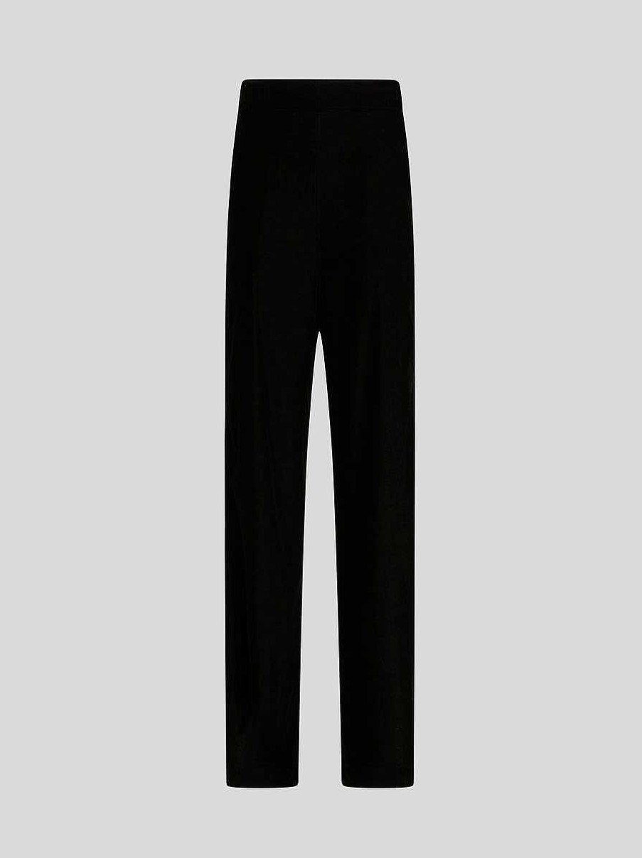 ETRO Pantaloni | Pantaloni Palazzo In Velluto Nero