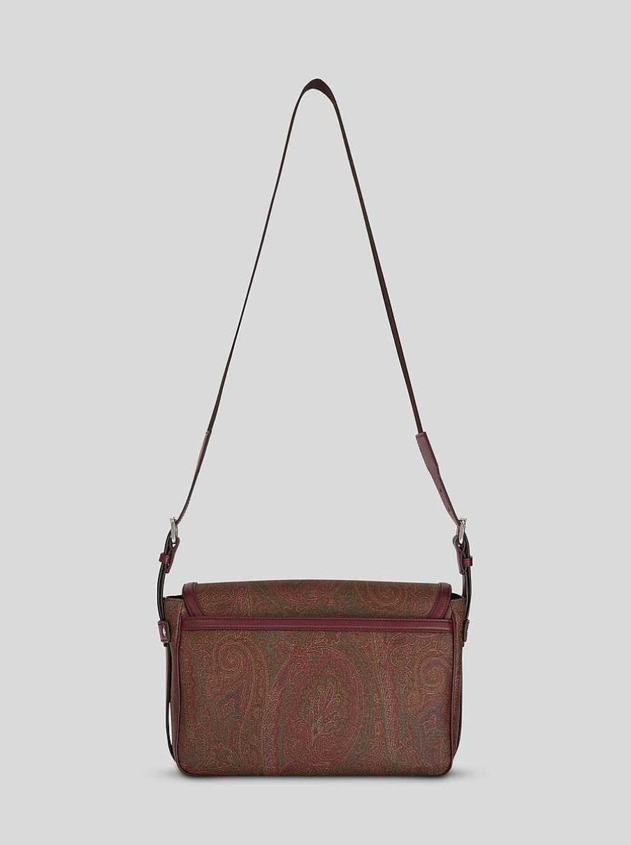 ETRO Essenziale | Borsa A Tracolla Etro Essential Grande Rosso