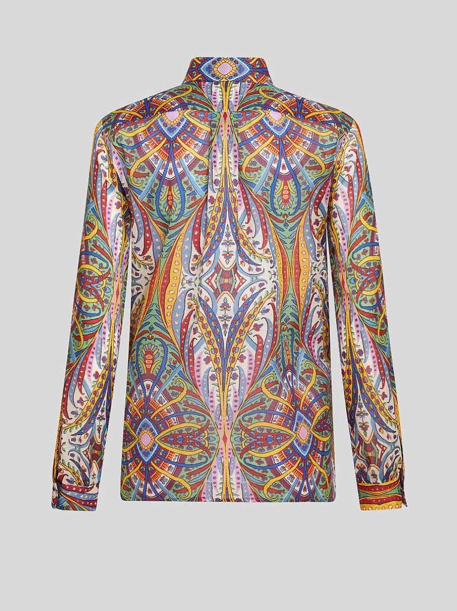 ETRO Camicie E Camicette | Camicia In Cotone Stampato Multicolore