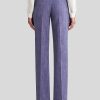 ETRO Pantaloni | Pantaloni In Tessuto Fiammato Marrone