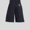 ETRO Pantaloni E Pantaloncini | Bermuda Da Bambino In Gabardine Blu Navy