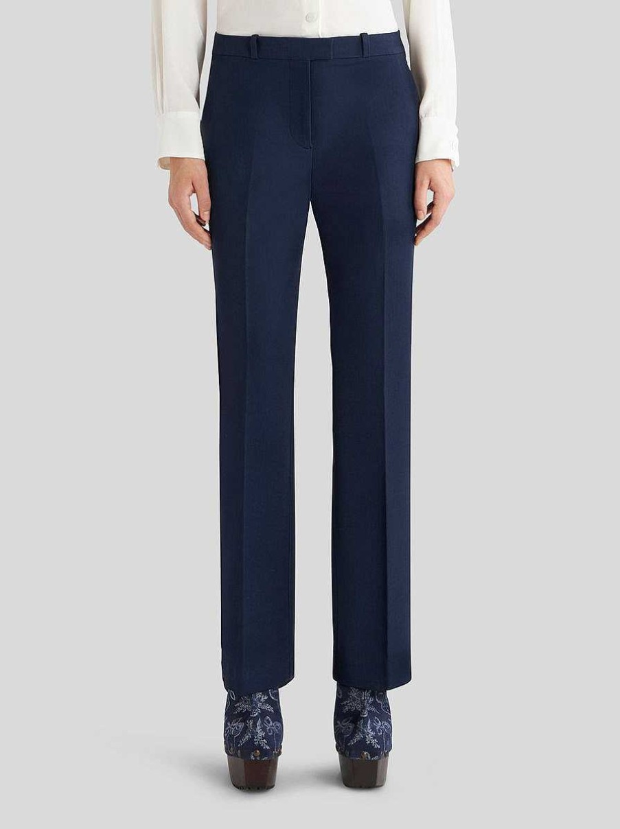 ETRO Pantaloni | Pantaloni Su Misura Blu Navy