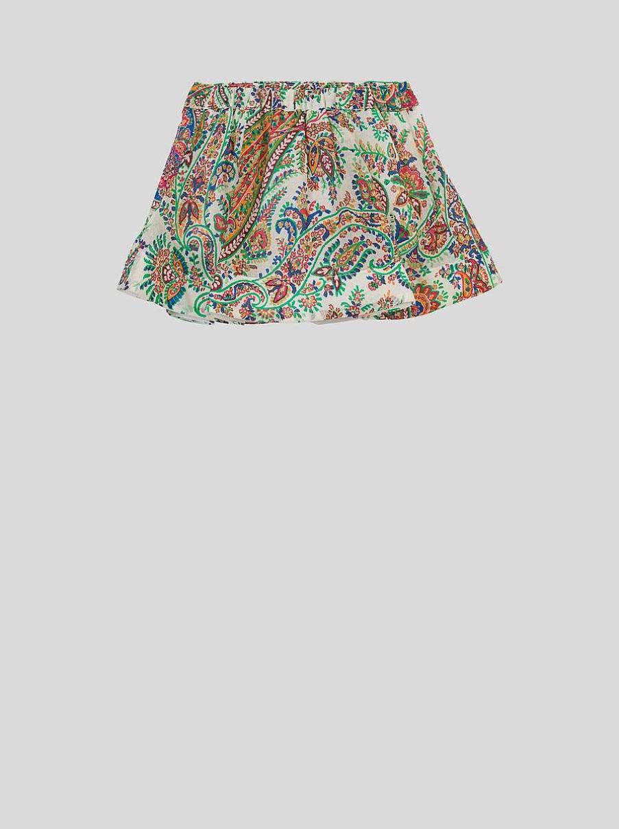 ETRO Bambina 1-9 Mesi | Gonna Paisley Floreale Per Bambini Multicolore