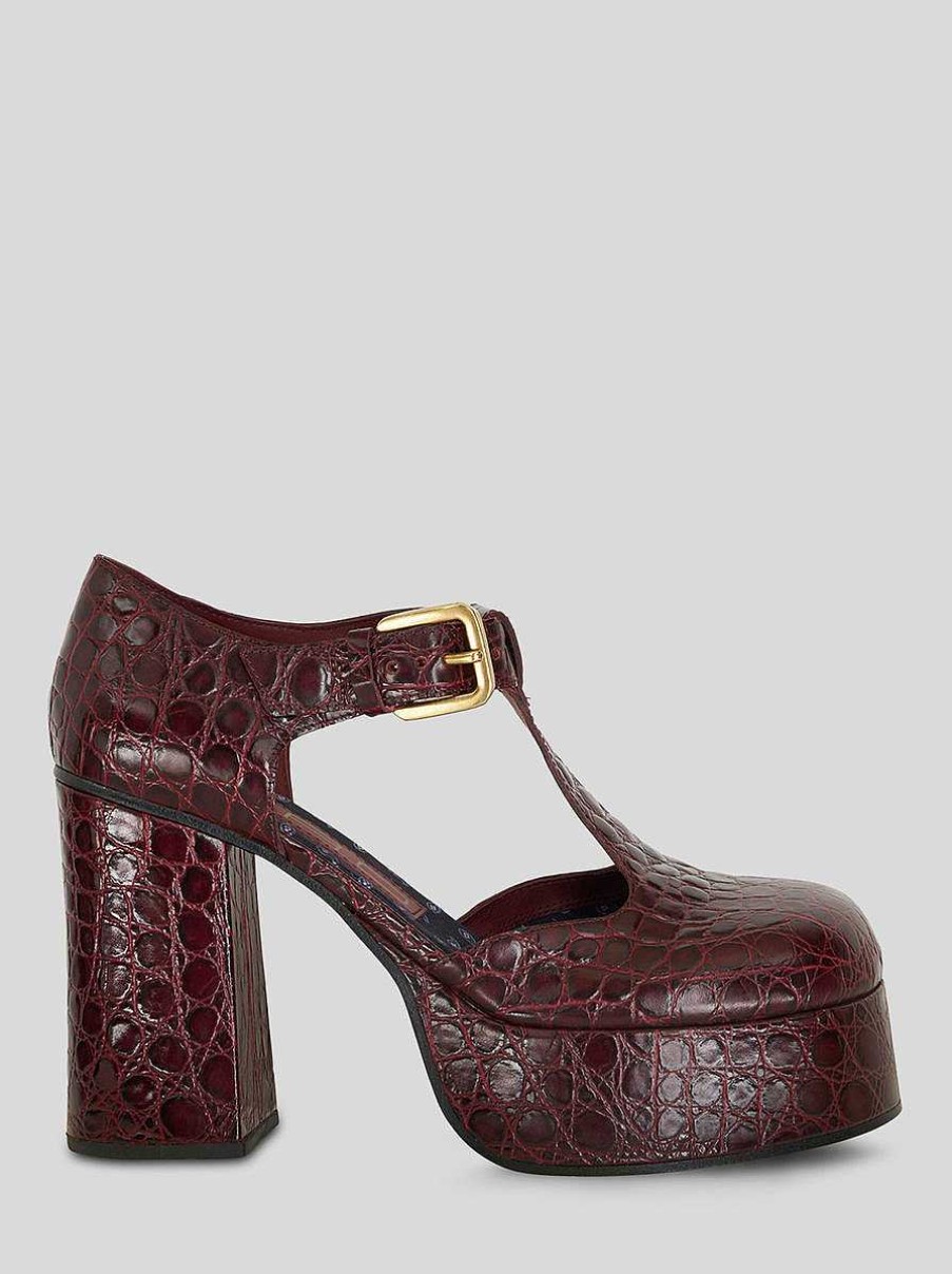 ETRO Scarpette | Scarpe Mary Jane Borgogna