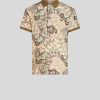 ETRO Magliette Polo | Polo Con Stampa Fogliame Beige