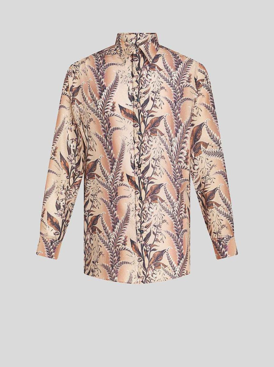 ETRO Camicie | Camicia Con Stampa Floreale Beige