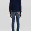 ETRO Cappotti E Capispalla | Giubbotto Bomber In Jersey Di Cotone Blu Navy