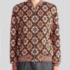 ETRO Cappotti E Capispalla | Giubbotto Bomber Jacquard Rosso