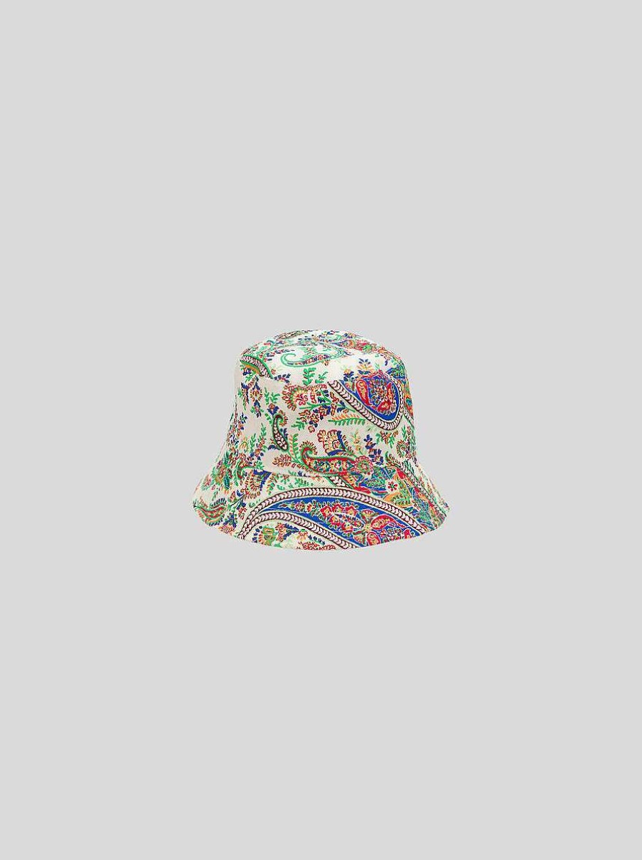 ETRO Accessori | Cappello Reversibile Da Bambino Con Ricami Multicolore